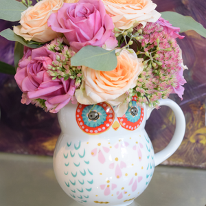 Flowers & Owls Pink - Casa de Flori